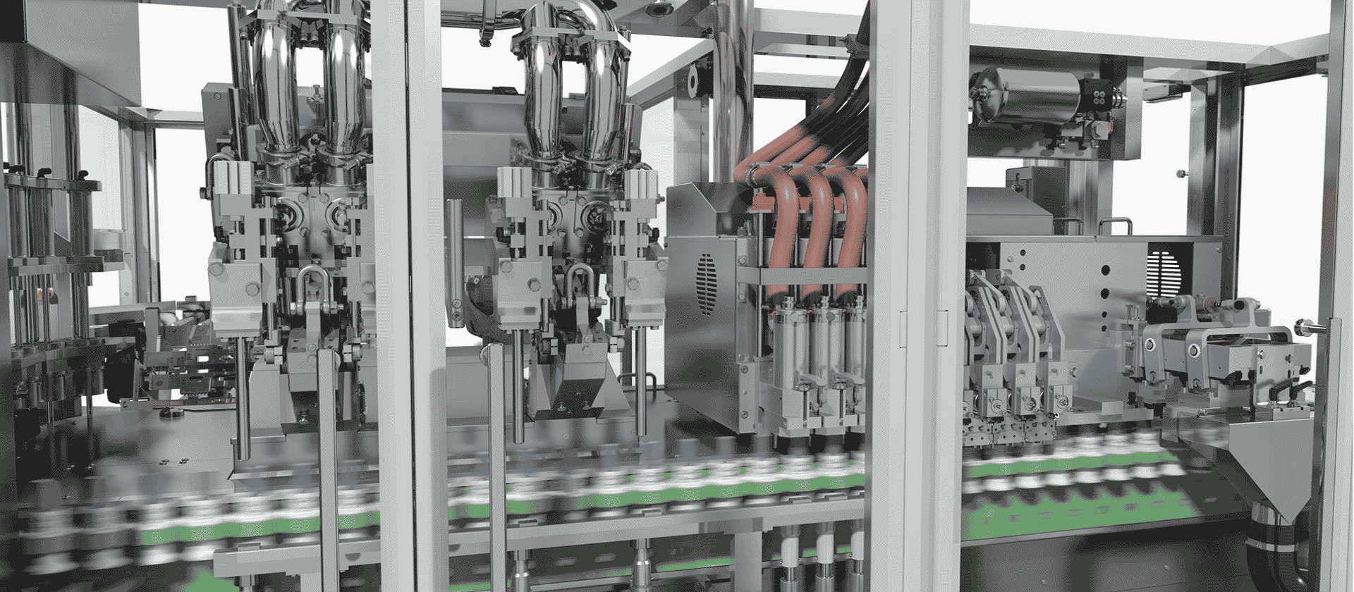 Tube filling machine