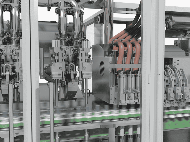 Tube filling machine