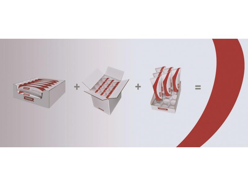 Tubes in a tray or box